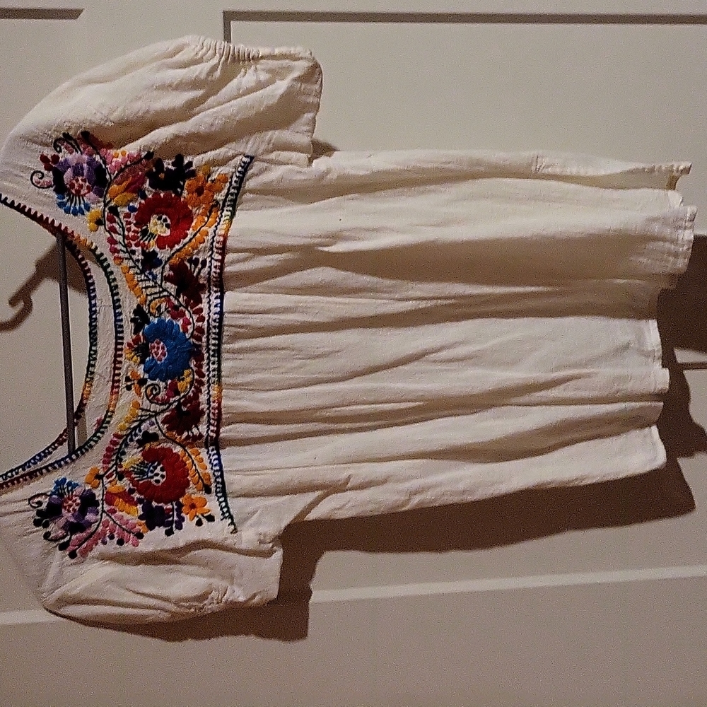 Embroidered Mexican Blouse